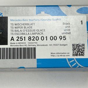 Mercedes Benz OE 251820010095 MB Genuine Front Windshield TS Wiper Blade‎ Set